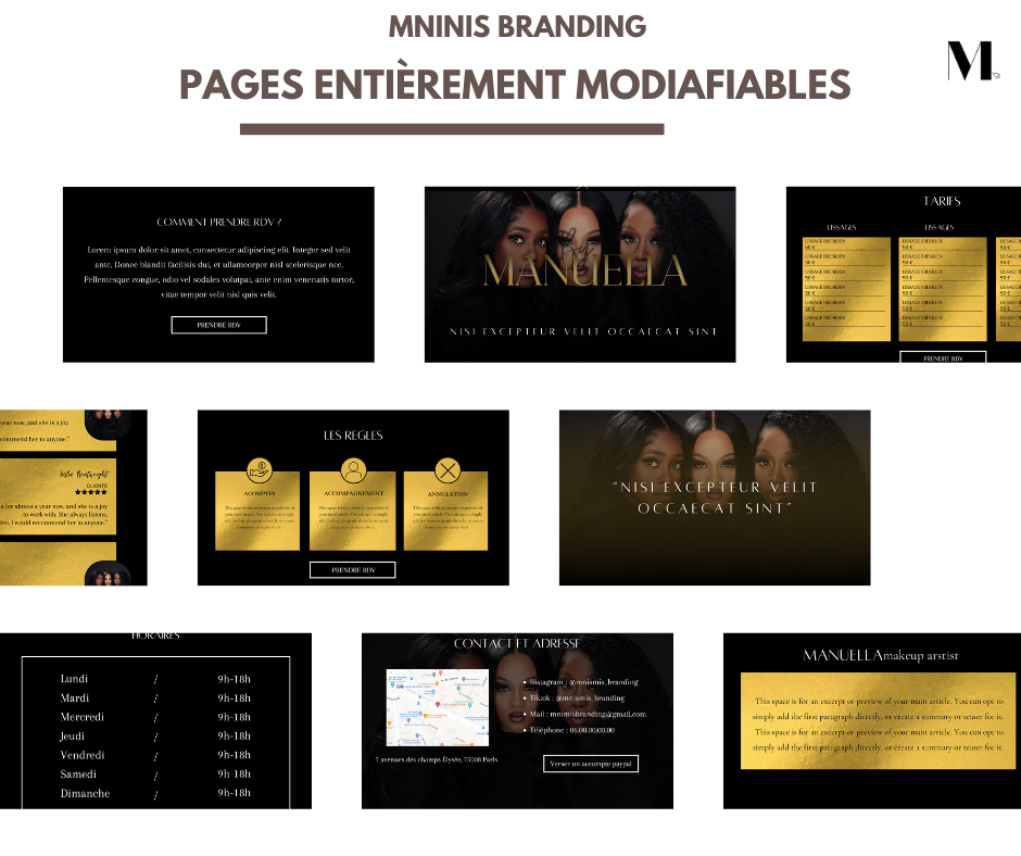 By MANUELLA - site internet canva (template)