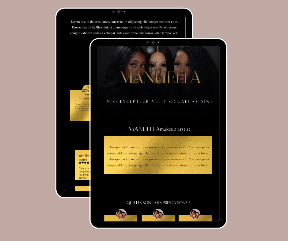By MANUELLA - site internet canva (template)