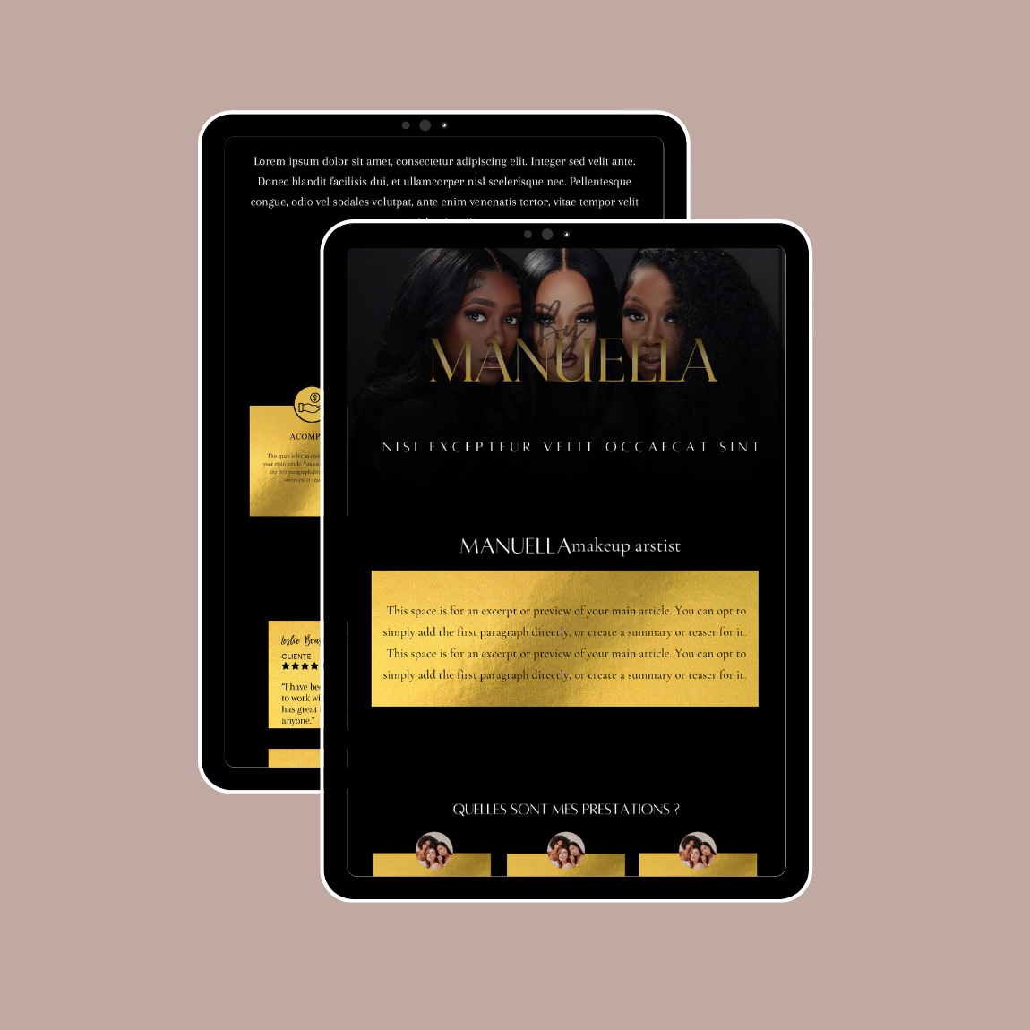 By MANUELLA - site internet canva (template)
