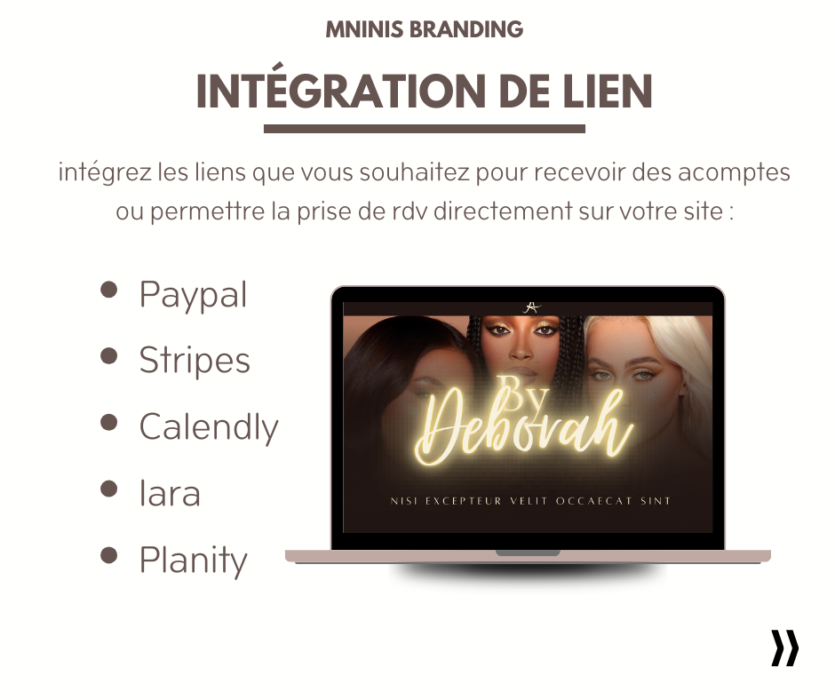 By DÉBORAH - site internet canva (template)