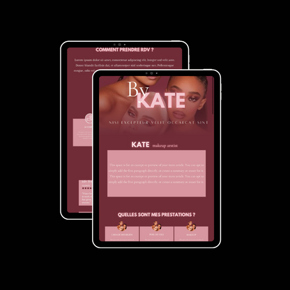 By KATE - site internet canva (template)