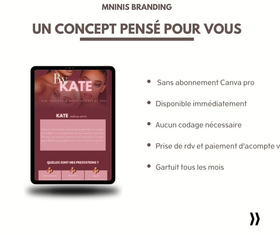 By KATE - site internet canva (template)