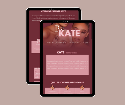 By KATE - site internet canva (template)