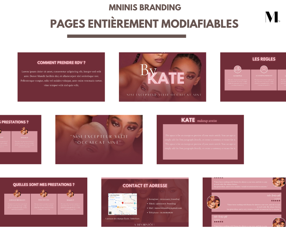 By KATE - site internet canva (template)