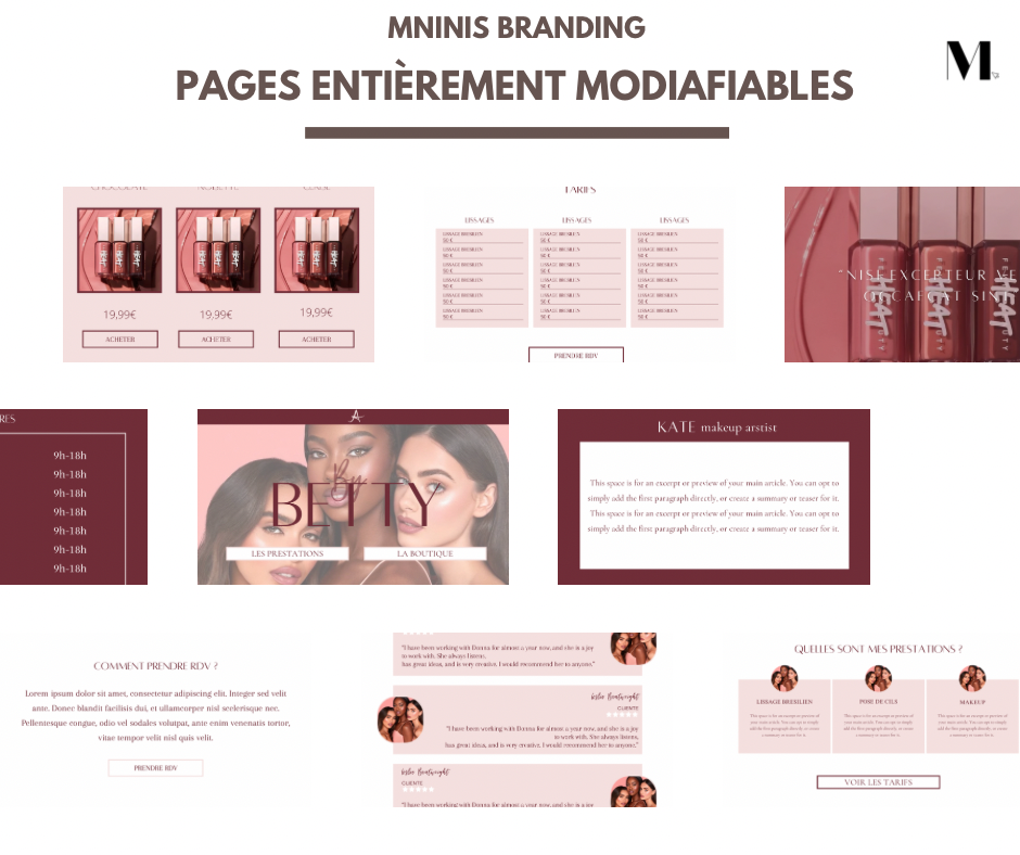 By BETTY - site canva (prestation+vente)