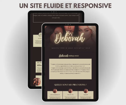 By DÉBORAH - site internet canva (template)