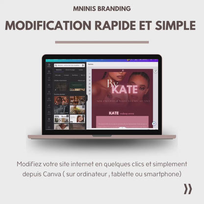 By MANUELLA - site internet canva (template)